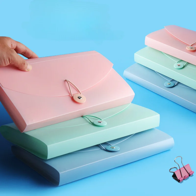 Expandable Accordion File Folder 13 Pockets - Uitbreidbare bestandsmap met 13 vakken, accordeonmap