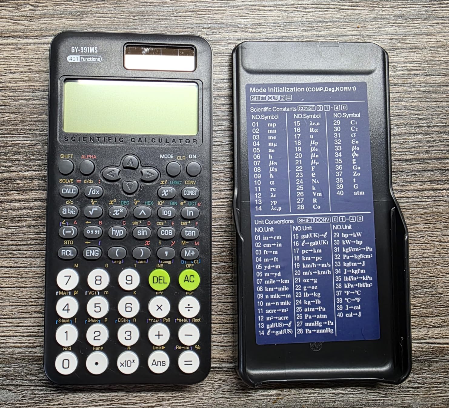 Scientific Calculator For Secondary School - Wetenschappelijke schoolrekenmachine 991MS 401 berekeningsfuncties Ideaal
