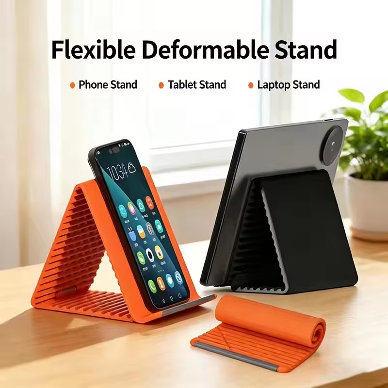 Desk Accessories - Luie draagbare telefoonstandaard Siliconen desktop tablet-laptophouder