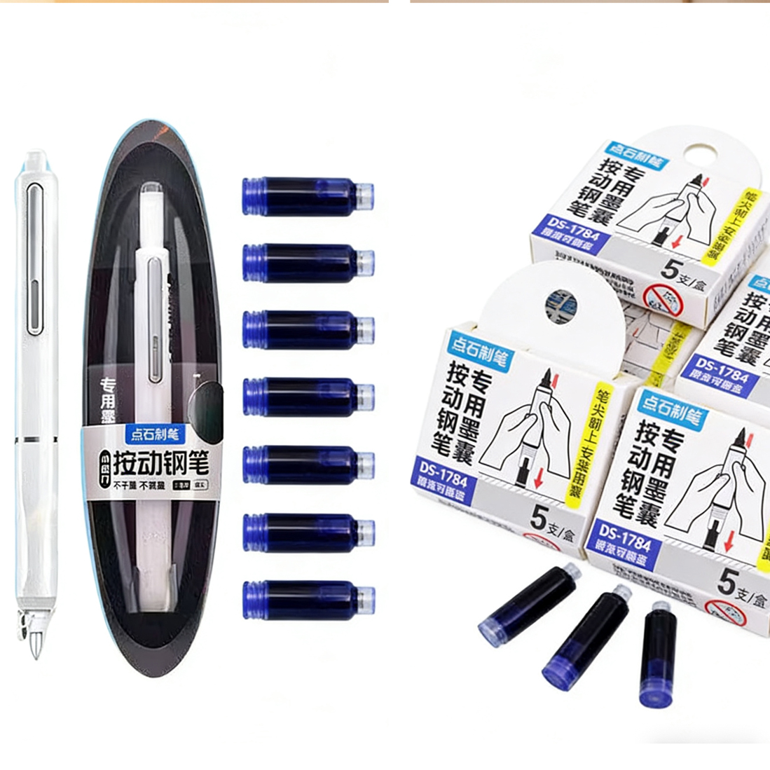 Retractable Eraser Pen Click - Uitwisbare Space-Time Capsule Druk Pen 20