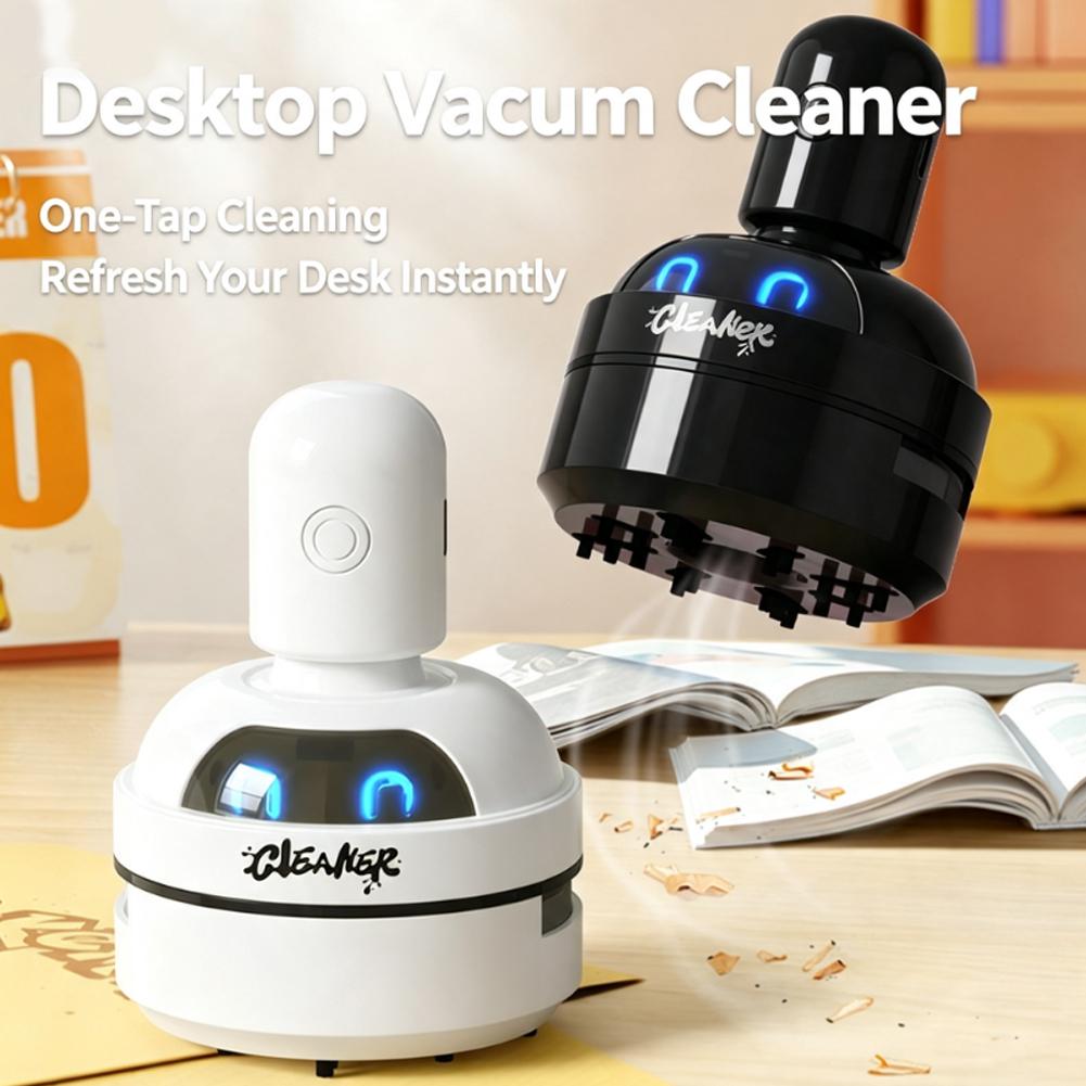 Mini Desktop Vacuum Cleaner For Eraser Dust - Draagbare mini-bureaustofzuiger, draadloze desktop-toetsenbordreiniger voor potloodhoutsnippers,