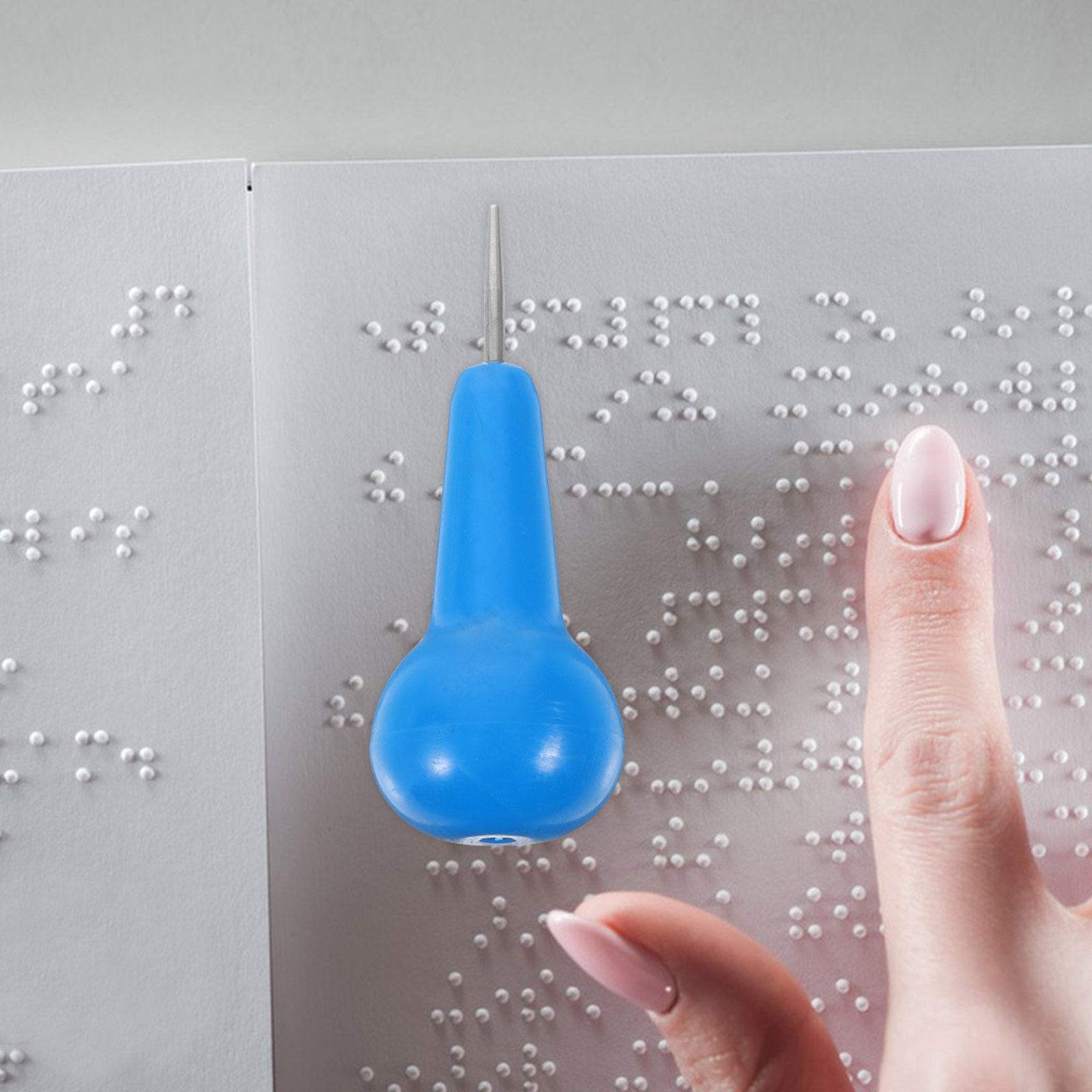 Writing Tools - Lichtgewicht braillepen voor blinde personen, draagbaar