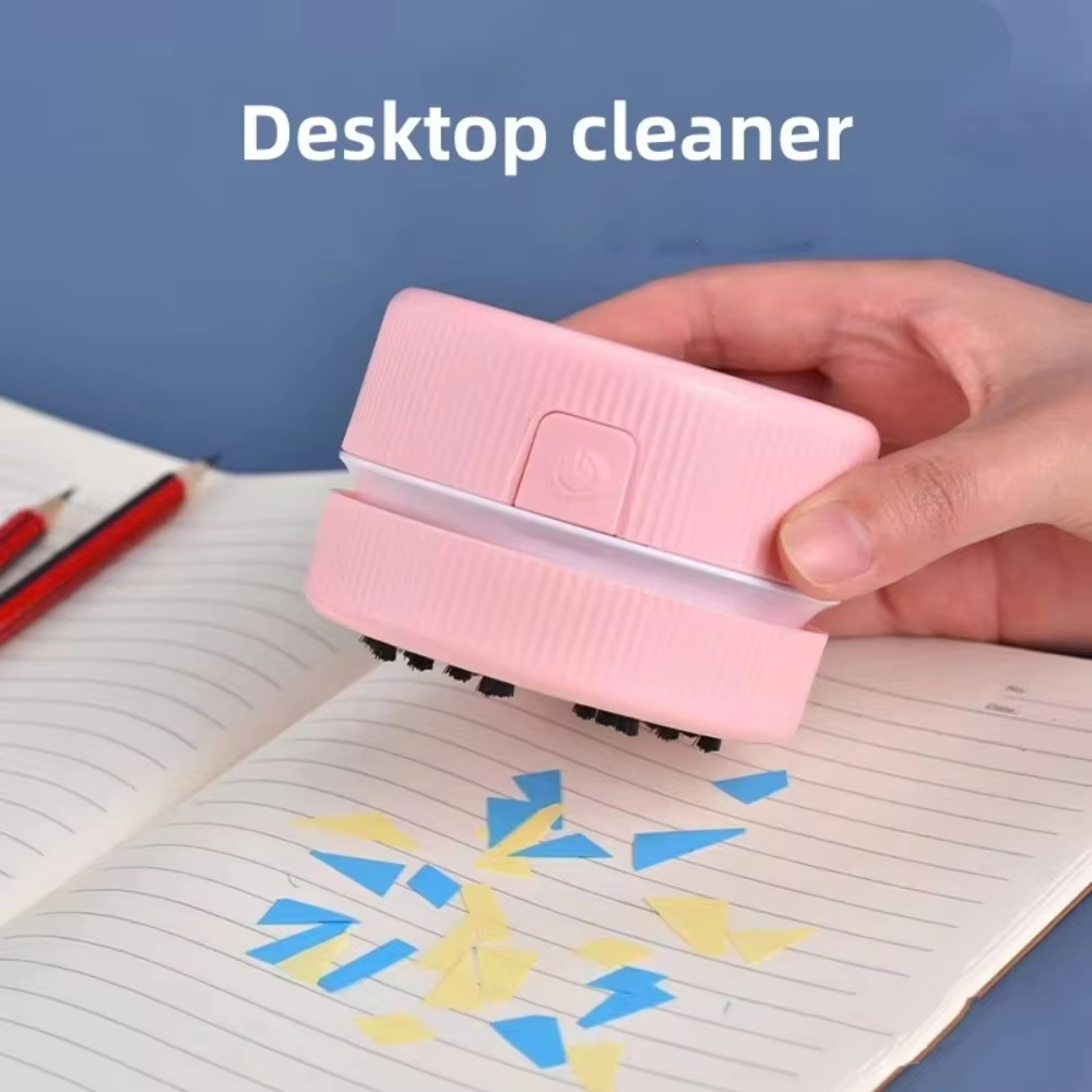 Mini Desktop Vacuum Cleaner For Eraser Dust - Mini-bureaustofzuiger, draagbare bureaureiniger voor kruimels/papier/uitwerpselen van