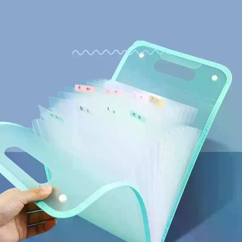 Expandable Accordion File Folder 13 Pockets - 13-vakken uitvouwbare documentenmap A4 - Draagbare