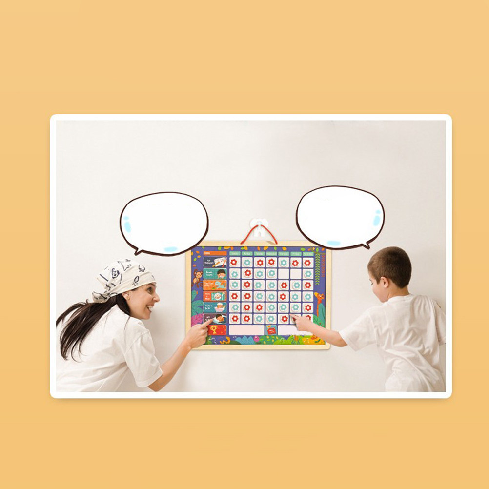 Kids Magnetic Reward Chart Board - Magnetisch verantwoordelijkheidskaartje voor kinderen, positief gedrag,
