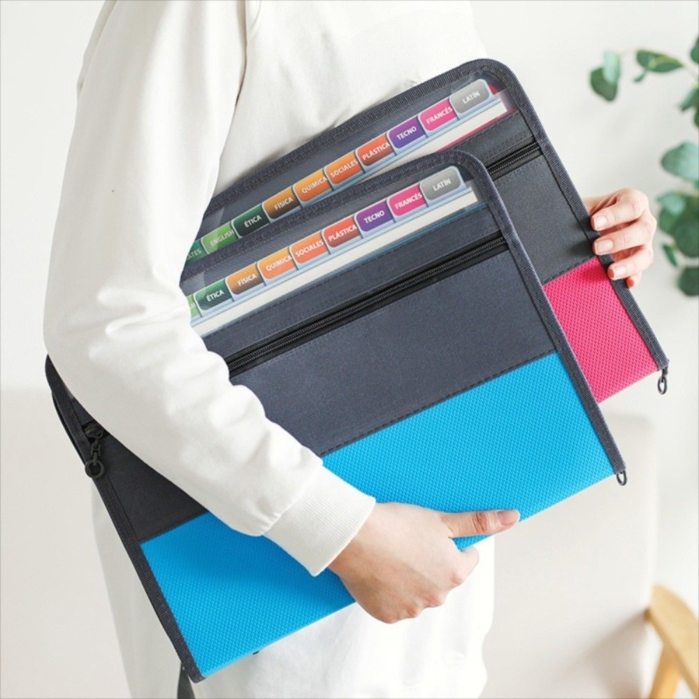 Expandable Accordion File Folder 13 Pockets - 13 vakken Uitbreidbare map A4 Voorvak
