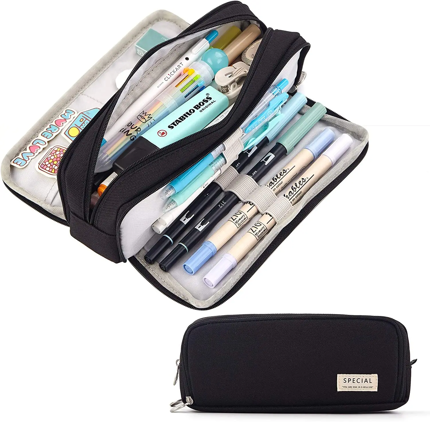 Aesthetic Large Pencil Case Pouch - Etui Grote capaciteit potloodetui Esthetische pennenzak
