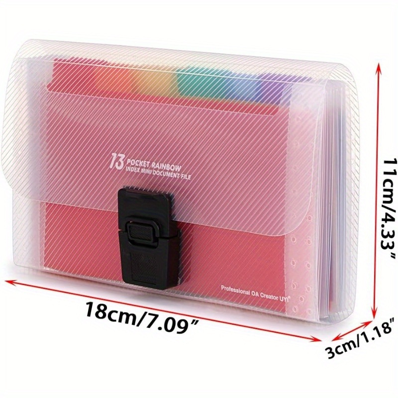 A6 uitbreidbare bestandsorgani - Expandable Accordion File Folder 13 Pockets recensie en prijs