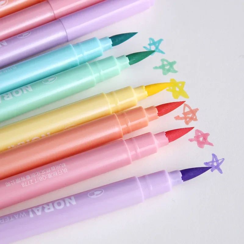 6 stks/set Borstel Markeerstif - Pastel Highlighter Set Double Ended recensie en prijs