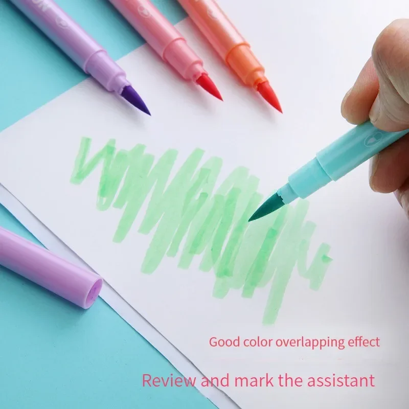 6 stks/set Borstel Markeerstif - Pastel Highlighter Set Double Ended recensie en prijs