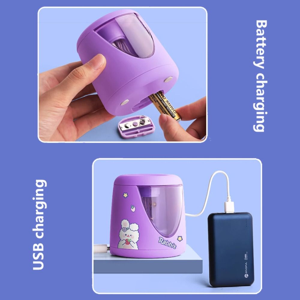 met decoratieve sticker, batte - Electric Pencil Sharpener Usb recensie en prijs