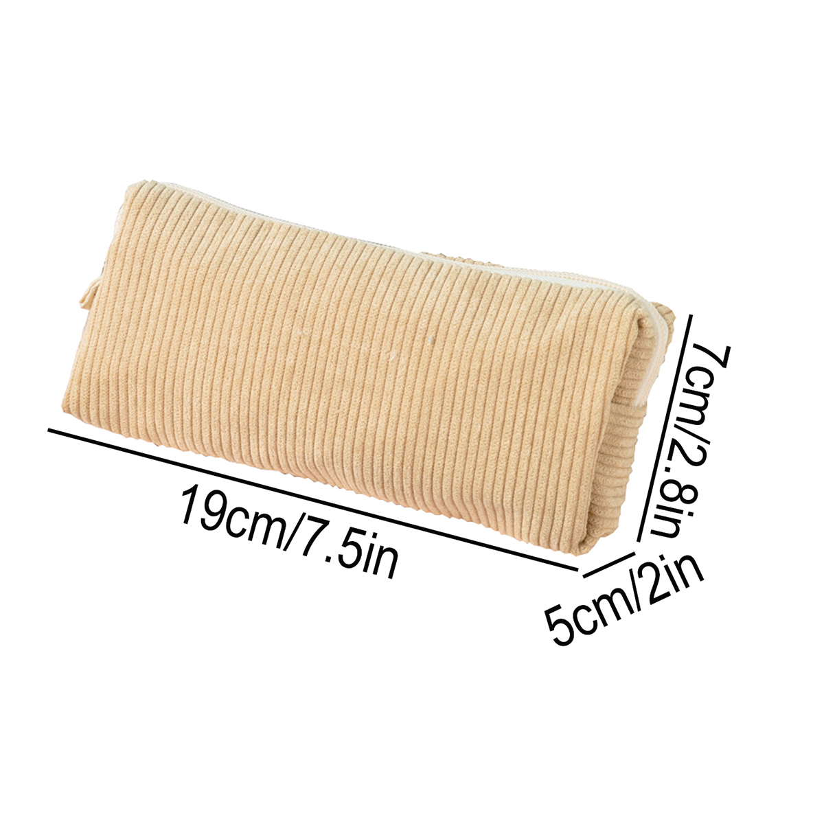 Corduroy Retro Etui, Grote Cap - Aesthetic Large Pencil Case Pouch recensie en prijs