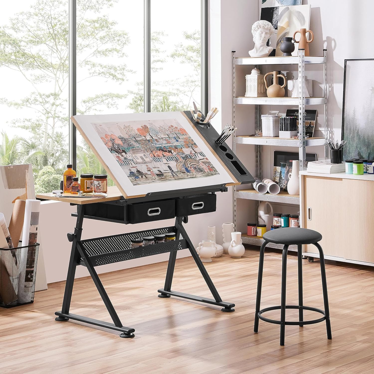 Verstelbare tekentafel met bij - Office Furniture recensie en prijs