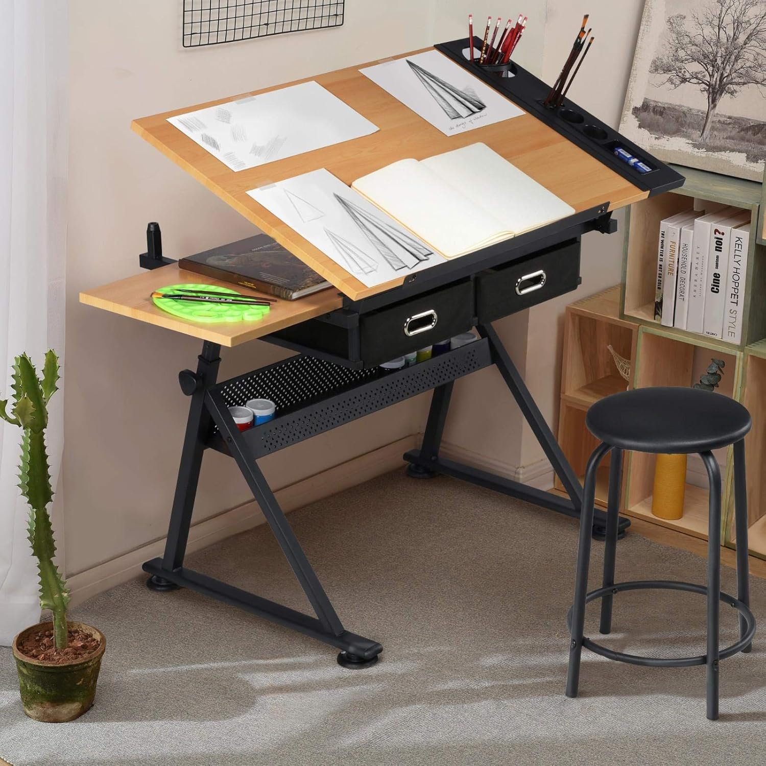Verstelbare tekentafel met bij - Office Furniture recensie en prijs