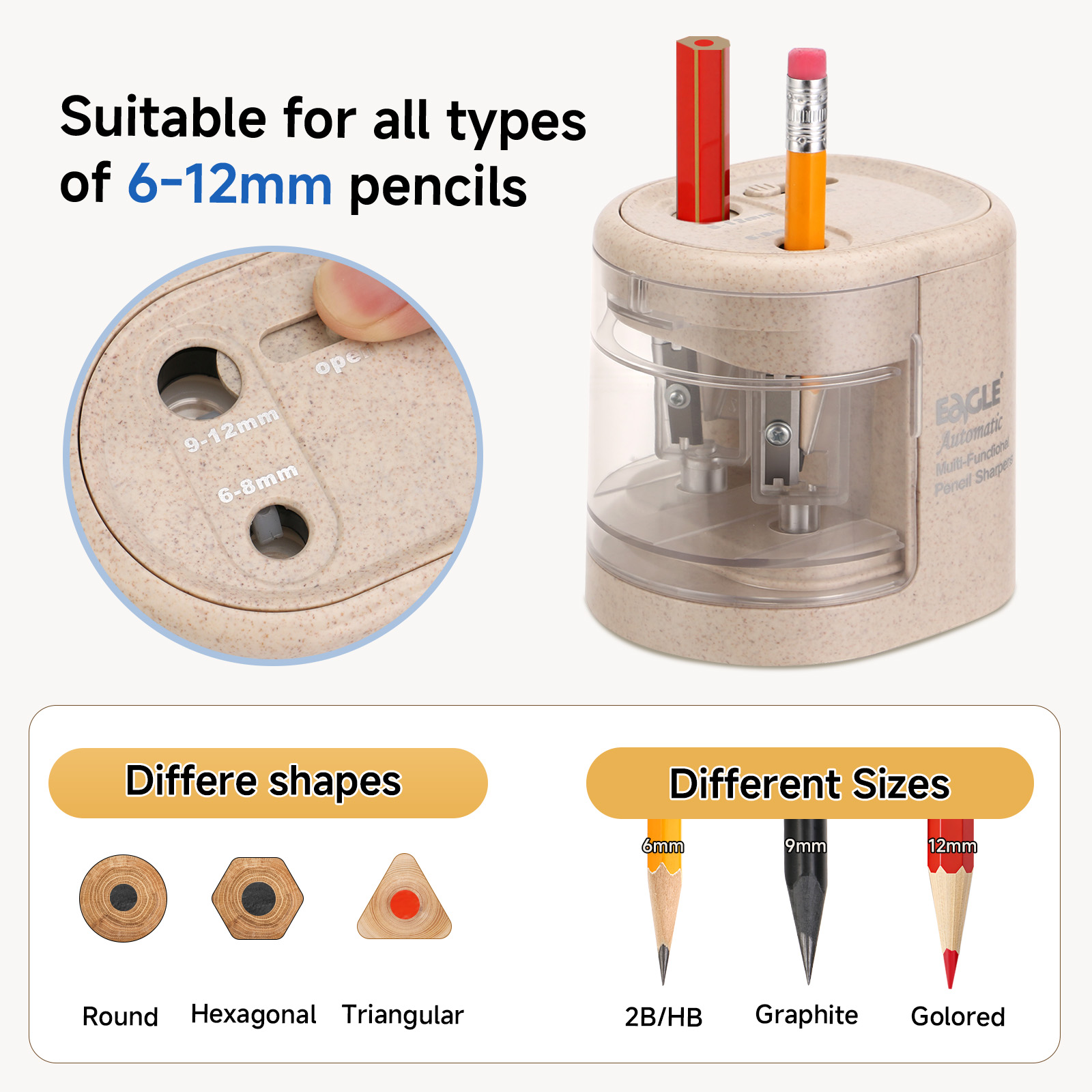 EAGLE Automatische elektrische - Electric Pencil Sharpener Usb recensie en prijs
