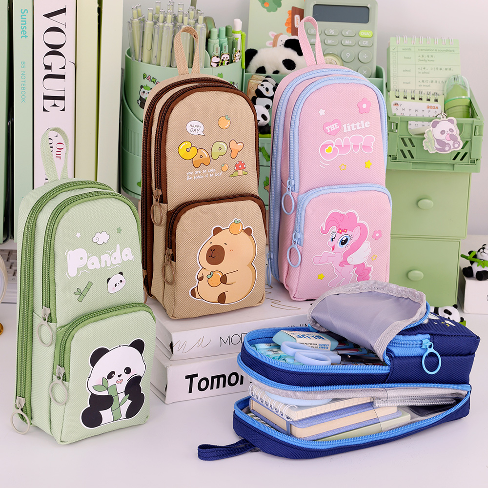Schattige Cartoon Capybara Etu - Aesthetic Large Pencil Case Pouch recensie en prijs
