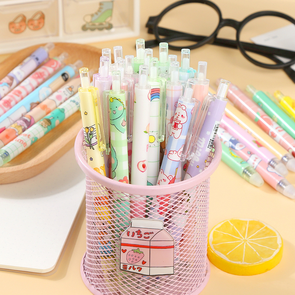 20 stks/partij Leuke Kawaii Ui - Retractable Eraser Pen Click recensie en prijs