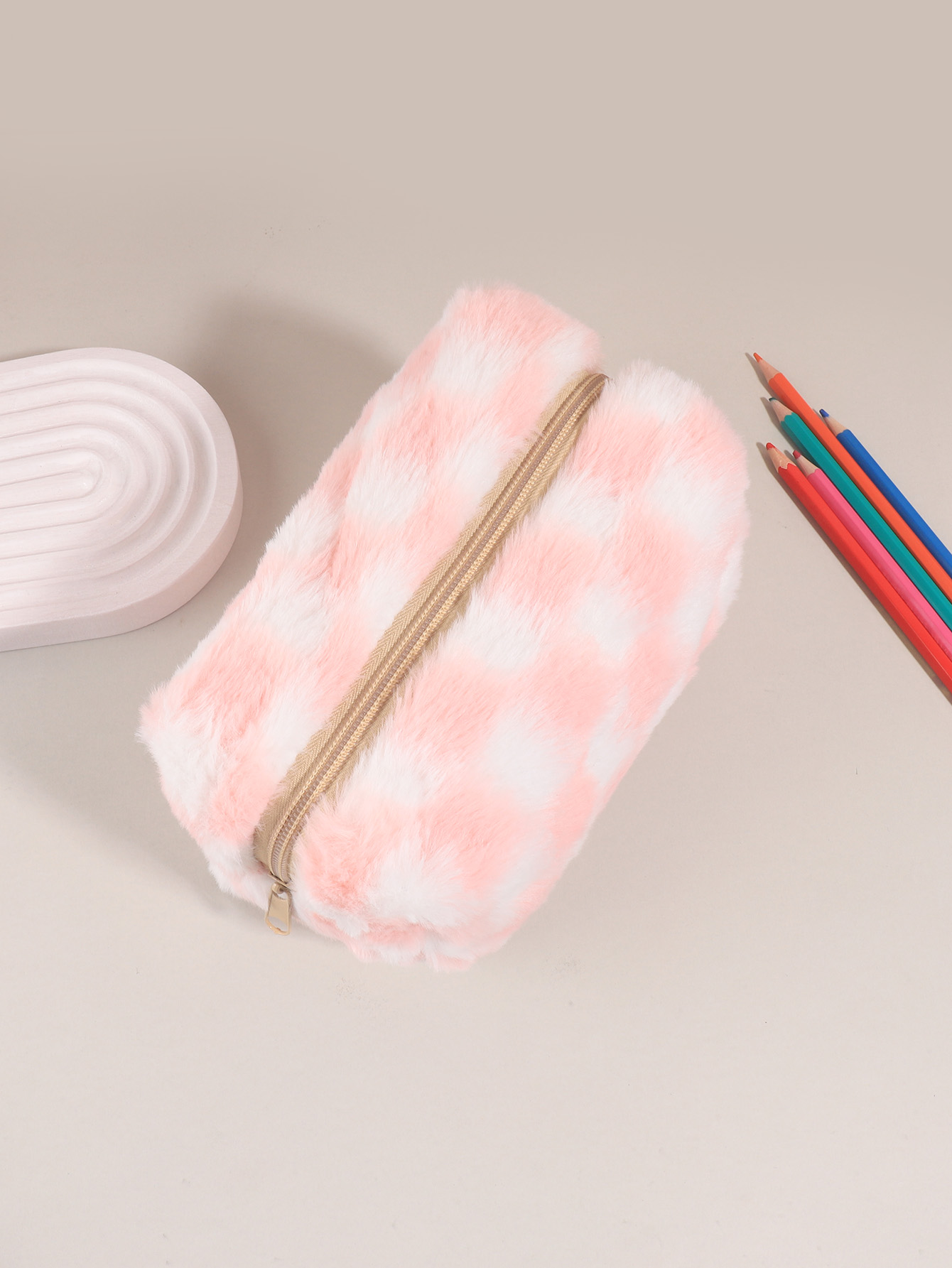 Leuke Koreaanse geruite etui,  - Aesthetic Large Pencil Case Pouch recensie en prijs