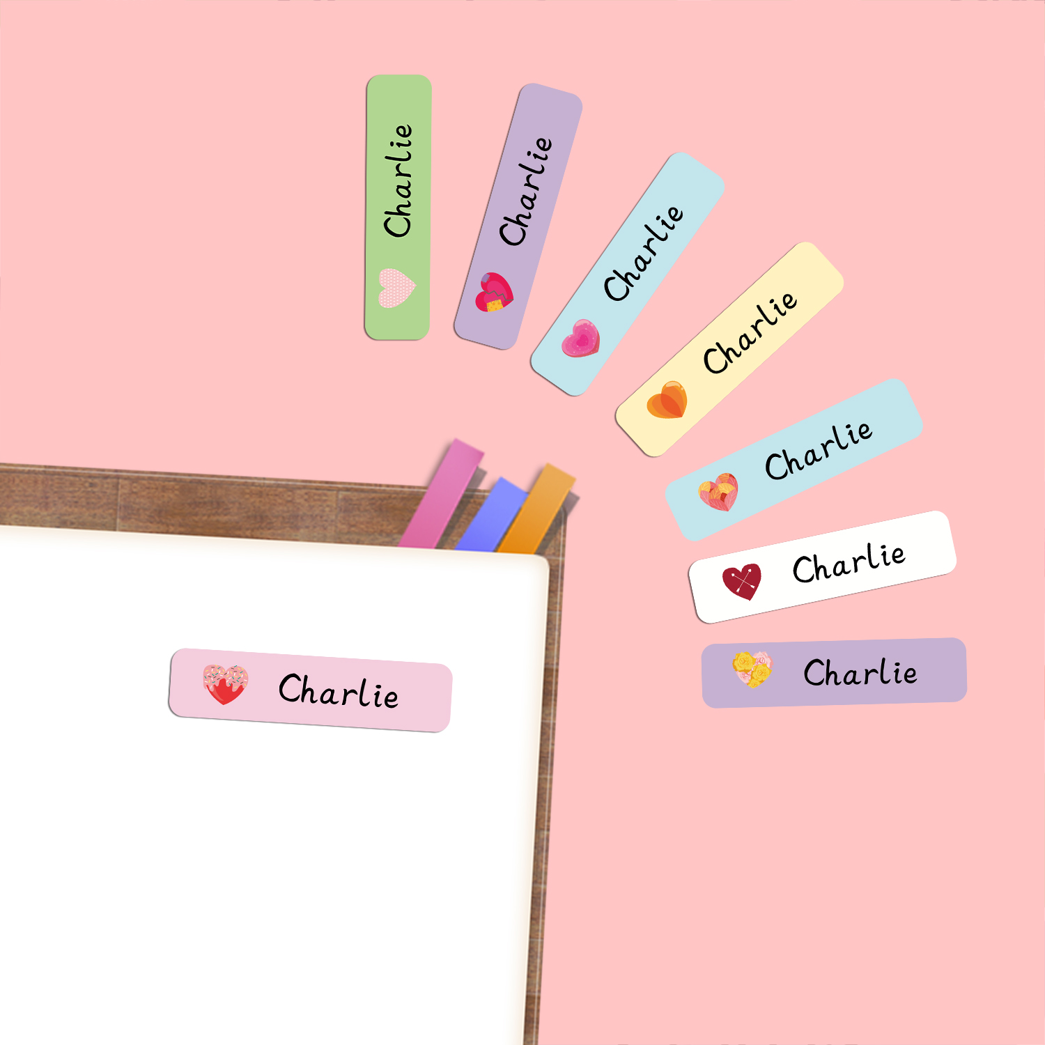 Gepersonaliseerde hartvorm naa - School Supplies recensie en prijs