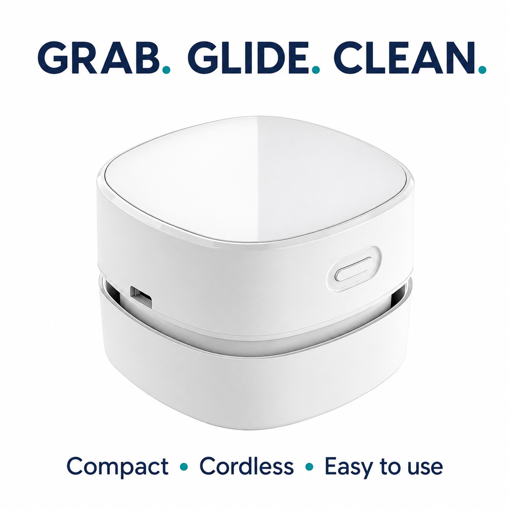 Draagbare, oplaadbare mini-sto - Mini Desktop Vacuum Cleaner For Eraser Dust recensie en prijs