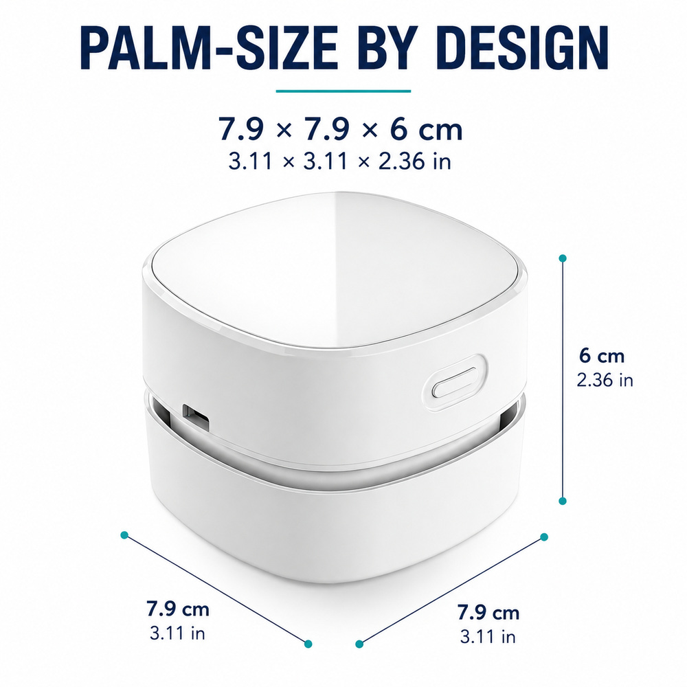 Draagbare, oplaadbare mini-sto - Mini Desktop Vacuum Cleaner For Eraser Dust recensie en prijs