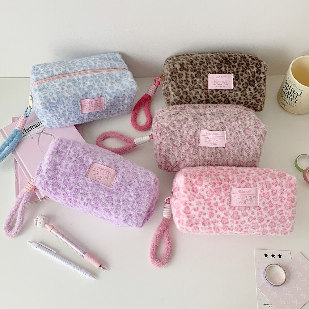 Pennenzak met luipaardprint, e - Aesthetic Large Pencil Case Pouch recensie en prijs