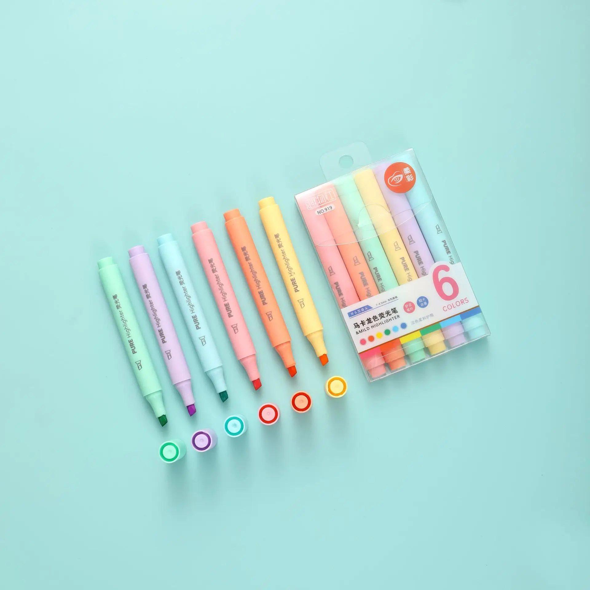6 STKS Pastel Markeerstiften - - Pastel Highlighter Set Double Ended recensie en prijs