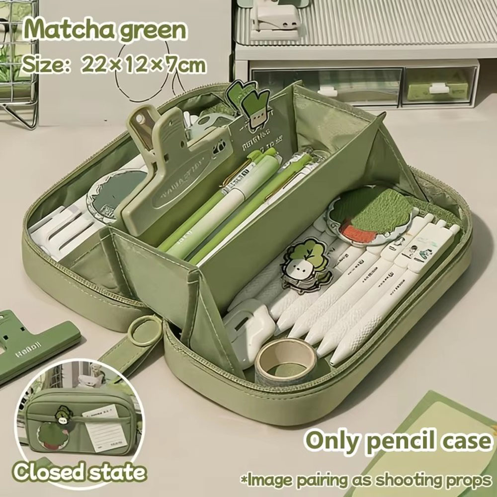 Ins vulkanenpotloodetui met gr - Aesthetic Large Pencil Case Pouch recensie en prijs