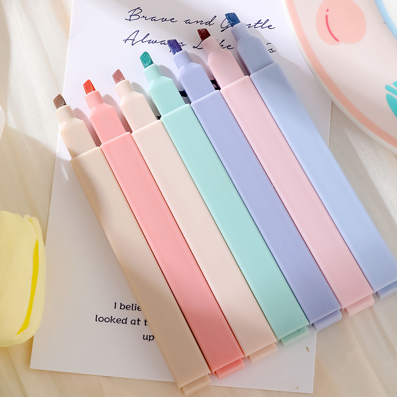 6 stks/set Markeerstiften Set  - Pastel Highlighter Set Double Ended recensie en prijs