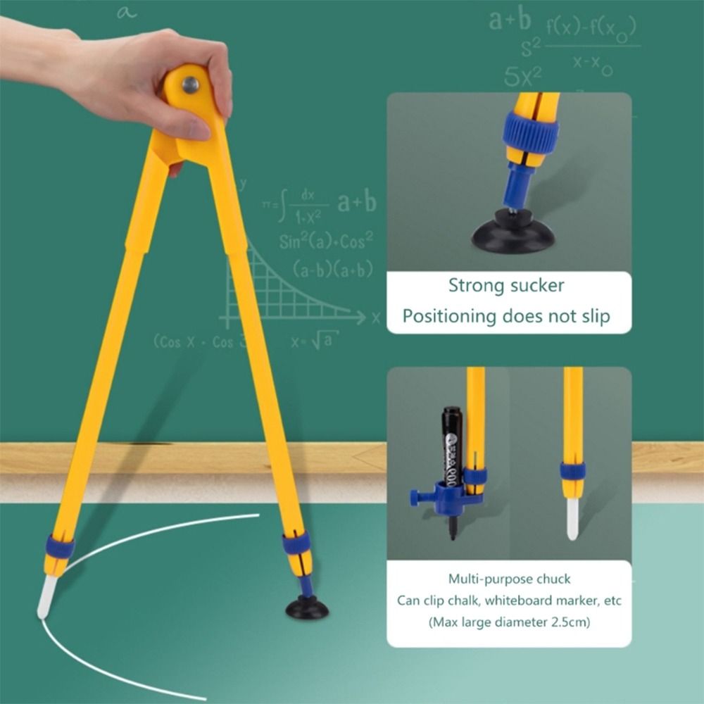 Duurzame grote driehoekige lin - Math Geometry Set With Compass recensie en prijs