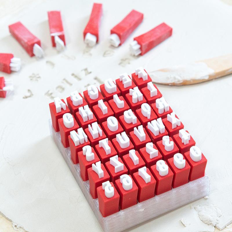 Kerststijl Alfabet Kleistempel - Writing Tools recensie en prijs