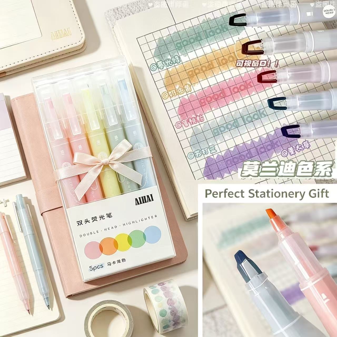 5-25 kleuren/set dubbele uniek - Pastel Highlighter Set Double Ended recensie en prijs